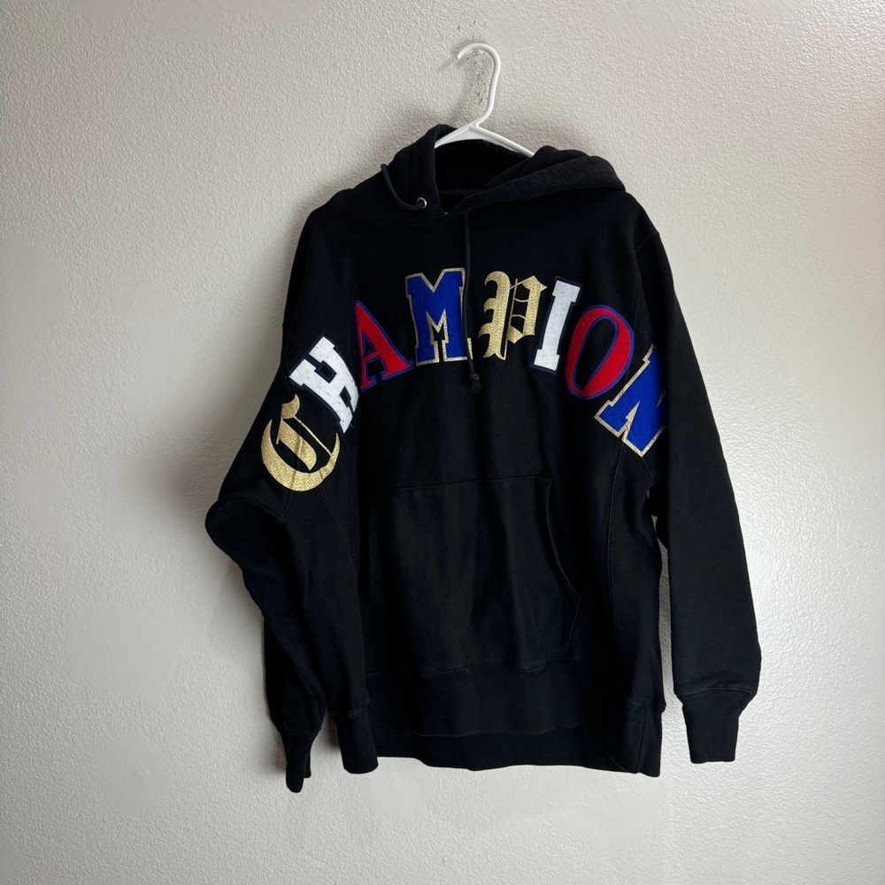 Champion Reverse Weave Big Letters Jacket Size XL